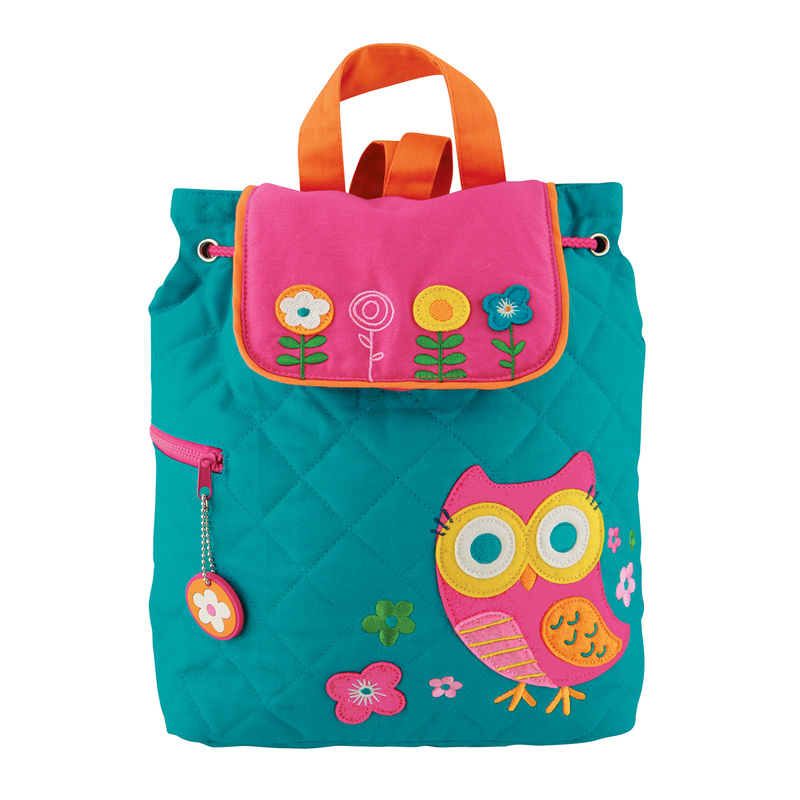 Quilted Owl Toddler Backpack for Girls