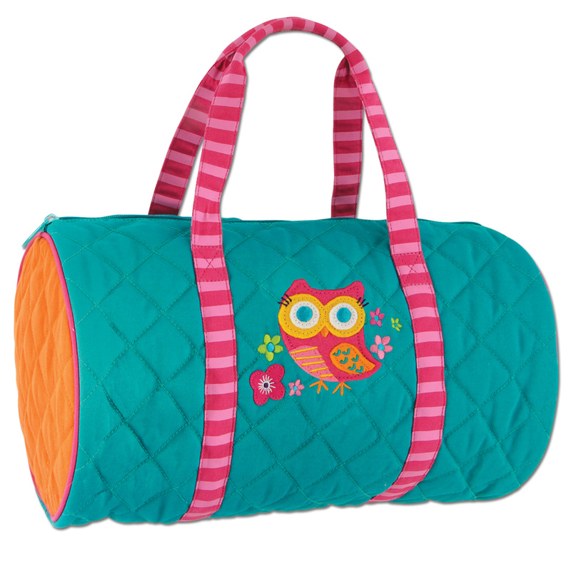 Quilted Owl Duffle Bag for Kids