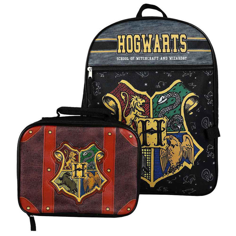 Harry Potter Hogwarts Backpack and Lunch Box for Kids