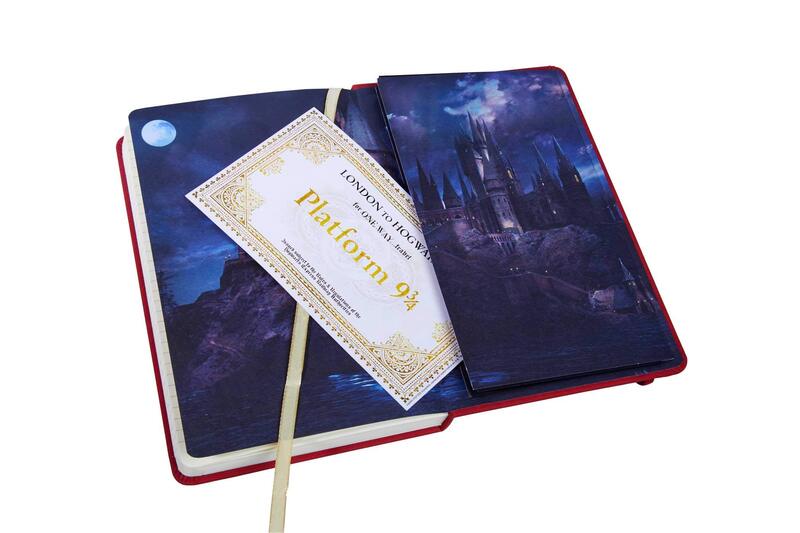 Harry Potter Platform 9 3/4 Travel Journal with Ticket to Hogwarts