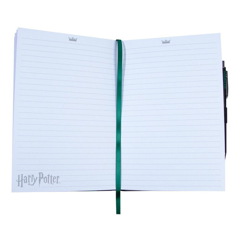 Harry Potter Slytherin Hardcover Journal and Pen Set Inside